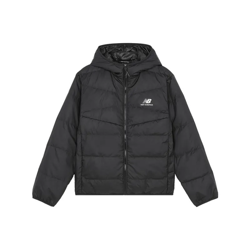 New Balance Casual Down Jacket Down Jackets Men Black-0