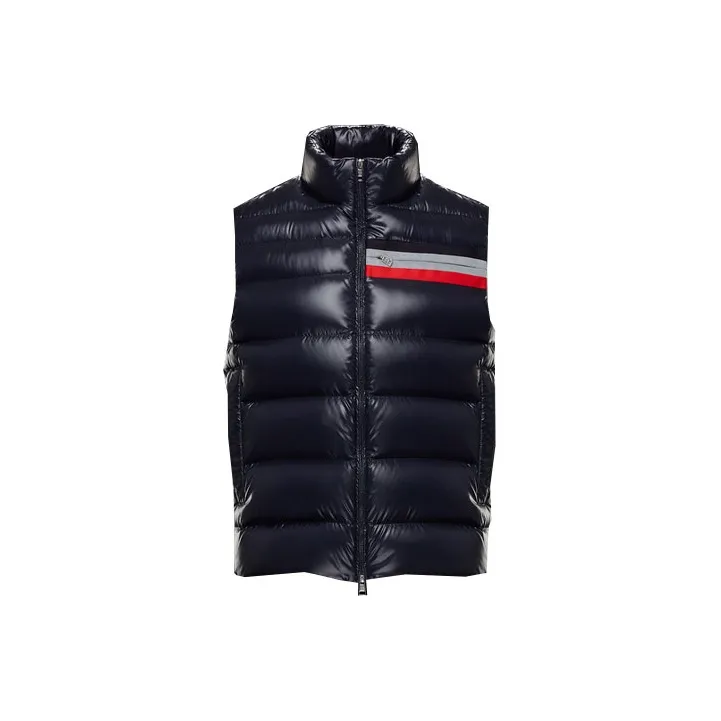 Moncler Vests Men Dark Blue-0