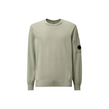 C.P.Company SS25 Knitwear Men's Blue Fox Gray