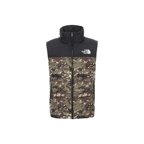 THE NORTH FACE Reversible Camouflage print Padded Gilet