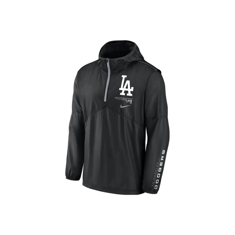 Nike Dri FIT Night Game MLB Los Angeles Dodgers Men's 1/2 Zip Jacket-0