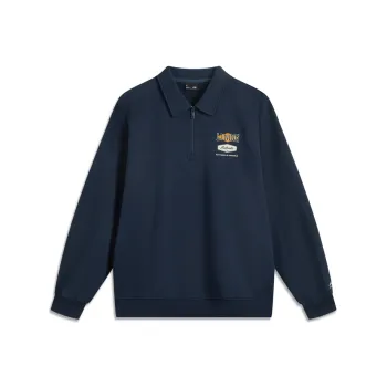 LiNing Sports Life Collection Sweatshirt Unisex Dark Marine Blue