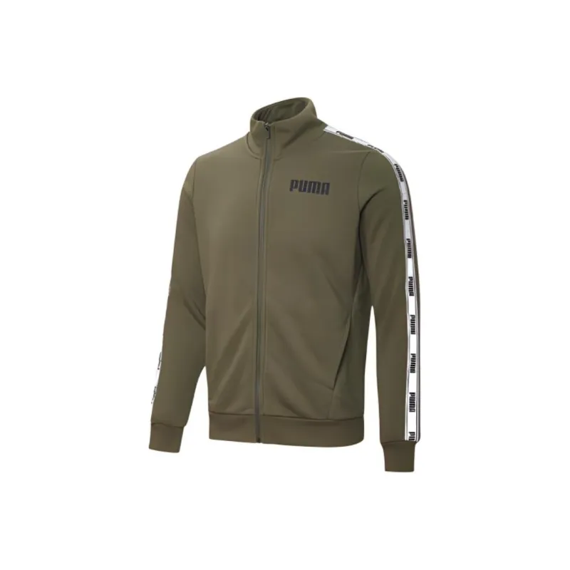 PUMA Jackets Coats Men's Olive Green-0