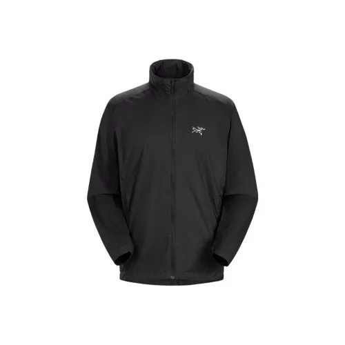 Arcteryx SS23 Nodin Men's Logo Lightweight Windproof Stand Collar Jacket