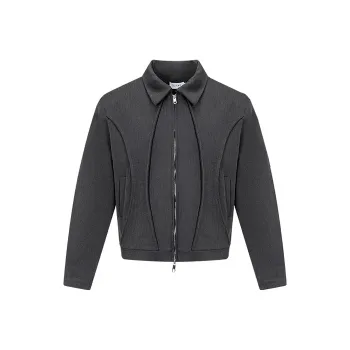 TESTUNG Jackets Unisex Dark Gray