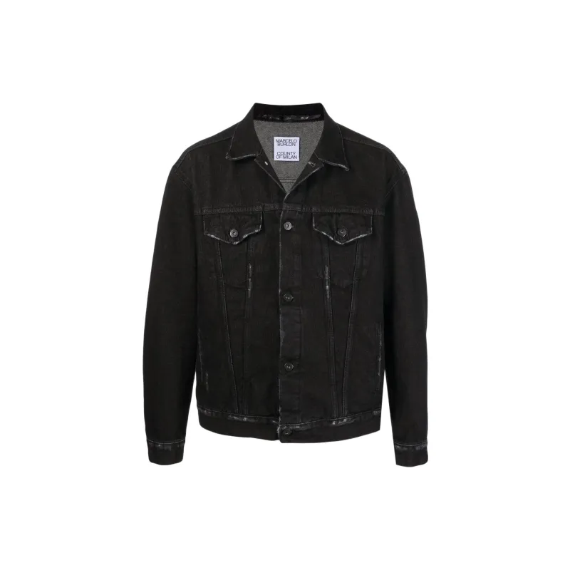Marcelo Burlon Tempera Cross Stone Slim Jacket-0