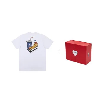 New Era Printed Short Sleeved T Shirts, White Unisex