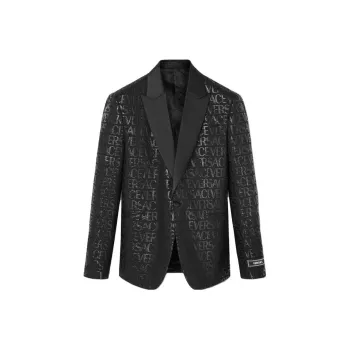 VERSACE SS23 Business Suits Coats Men's Black