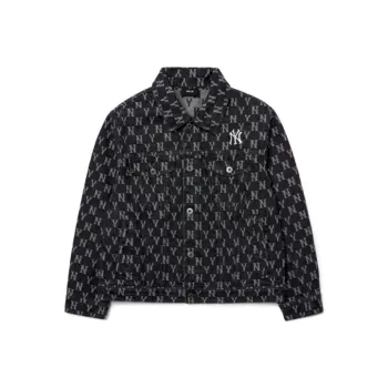 MLB New York Yankees Denim Jackets Women's Gray