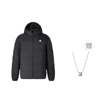 Adidas Down Jacket Unisex Black Comes With Necklace