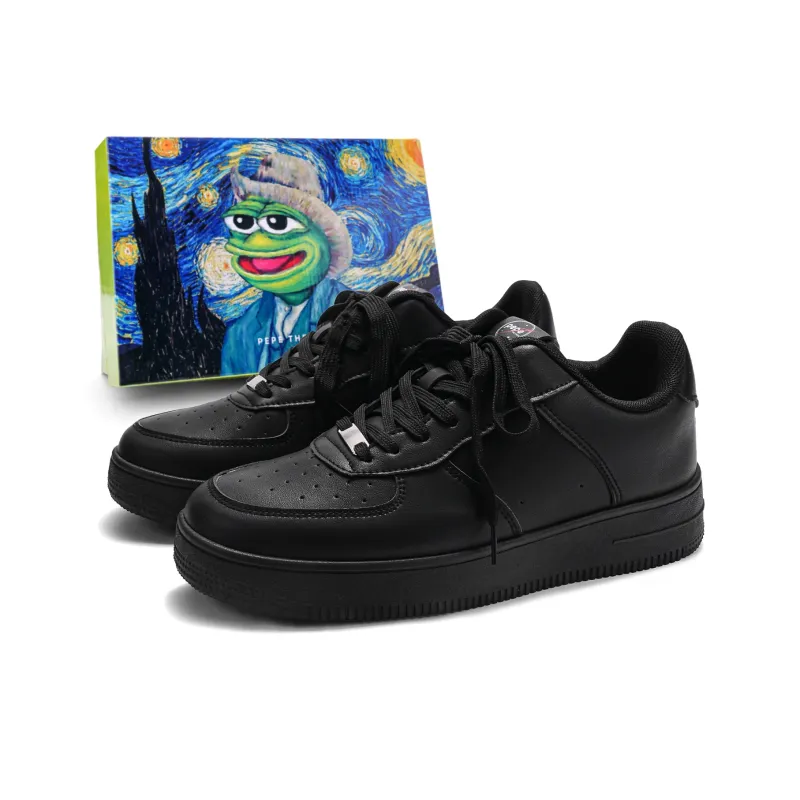 Pepe The Frog Low Top Skateboard Shoes Unisex-7