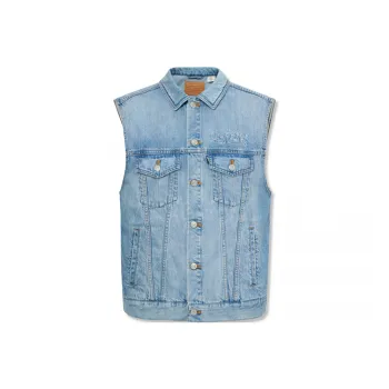 Levis Vests Men Blue