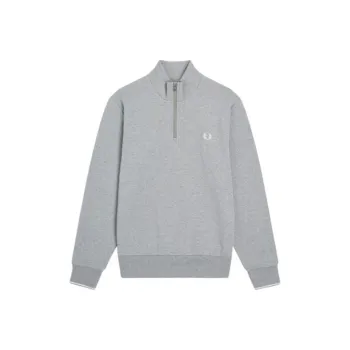 FRED PERRY Embroidered logo Zipped Sweatshirt