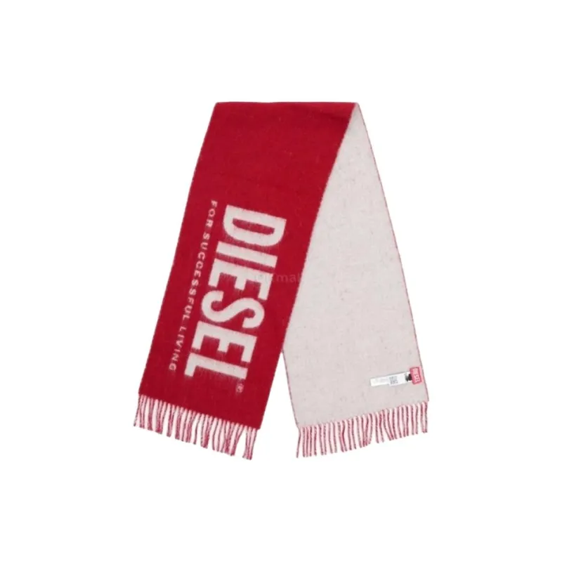 DIESEL Wool, Nylon, Polyester, Alpaca, Acrylic Knit Scarves Women's Red-1