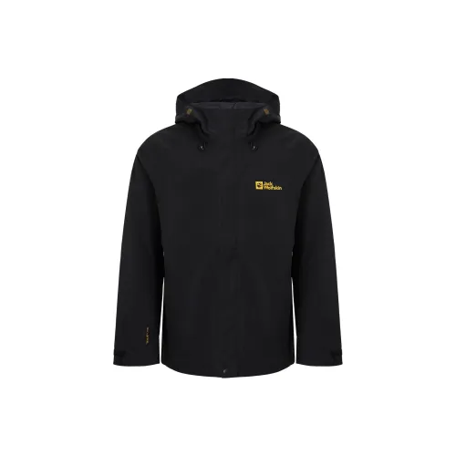 Jack Wolfskin Outdoor Hiking Waterproof And Windproof Windbreaker Jacket Men's