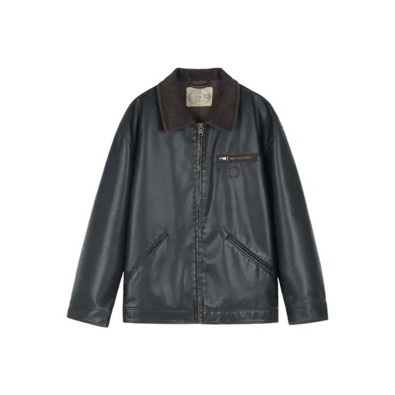 WILD LEADER Jackets Coats Unisex Dark Choco Brown-0