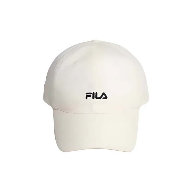 FILA Cotton Baseball Caps Unisex White-1