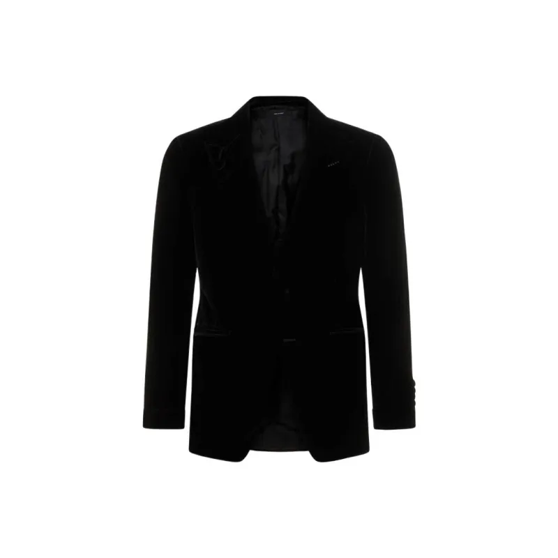 TOM FORD Single breasted Velvet Blazer-0