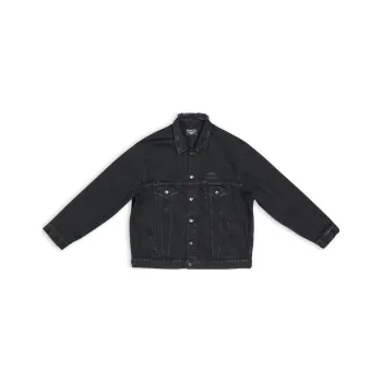 Balenciaga 3B Sports Icon Large Fit Japanese Denim Jacket