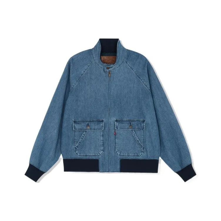 Levis Denim Jackets Men Blue-0
