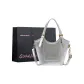 Silver+Shopping Bag