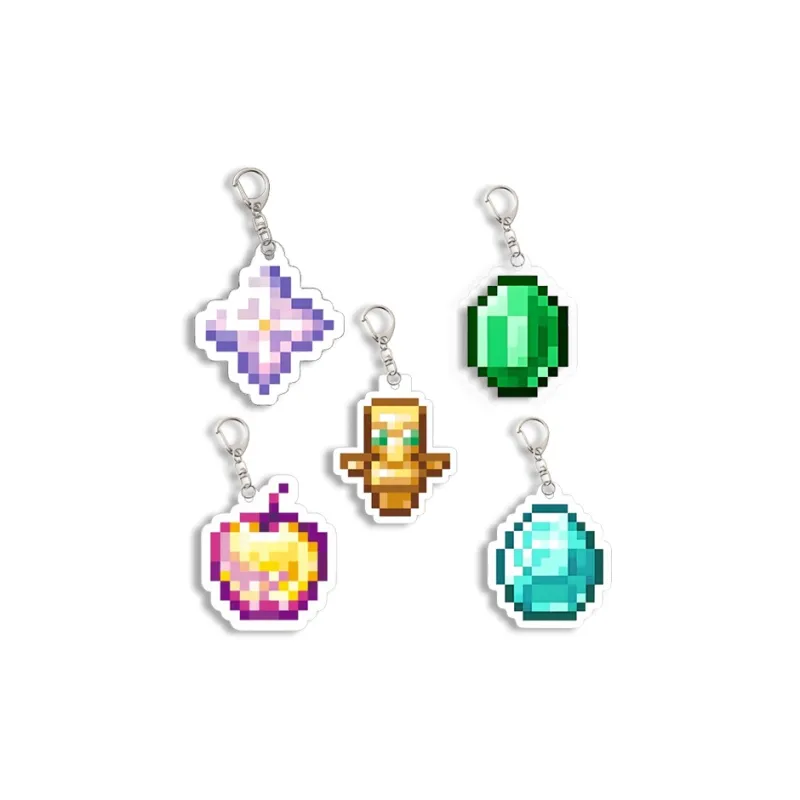 LuluCanaan Acrylic Keychains Unisex-7