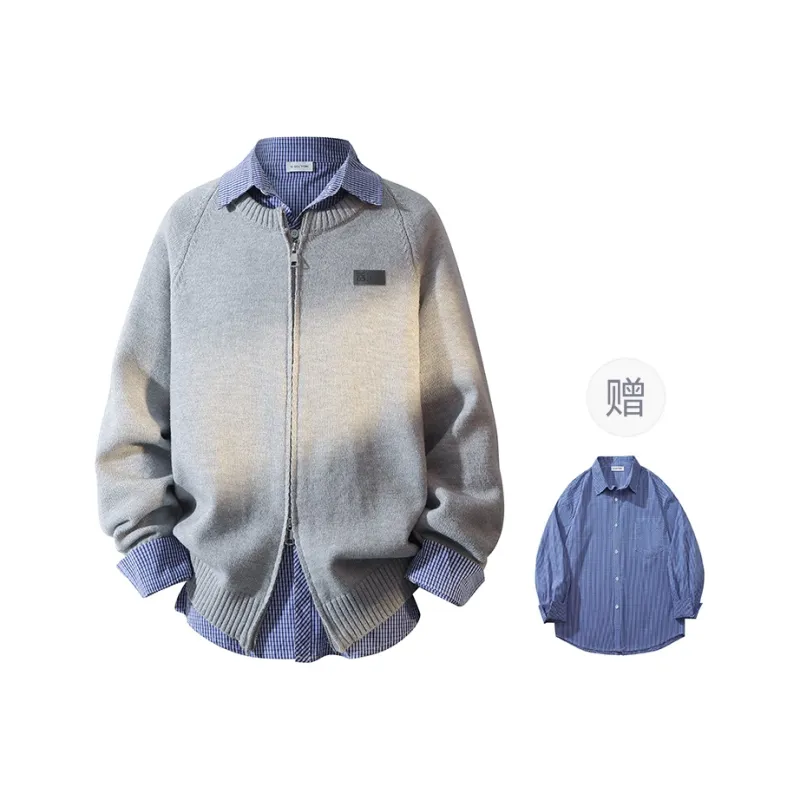 YOSICIL Knitwear Men's Dark Gray-10