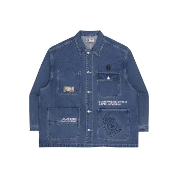 Aape SS22 Denim Jacket Men's Blue