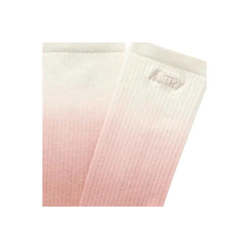 AUTRY Mid Calf Socks Unisex 1 Pack Pink-1