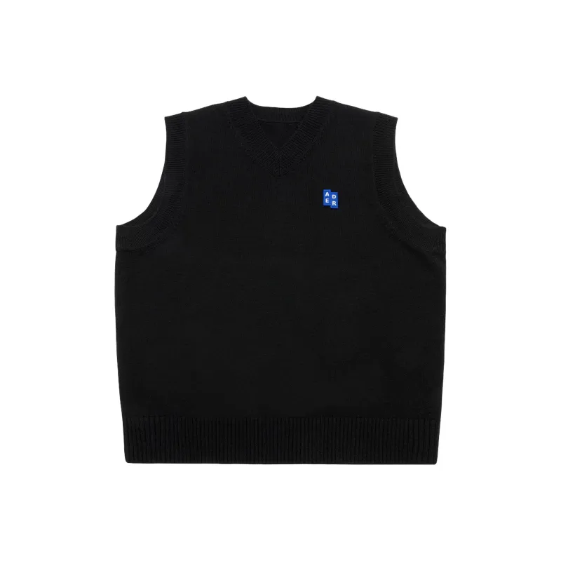 ADER ERROR Tetris-appliqué Knitted Top-0