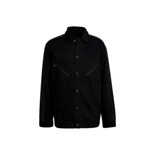 Adidas Originals BLUE VERSION MONTREAL TRACK Denim badminton jacket Men's Black