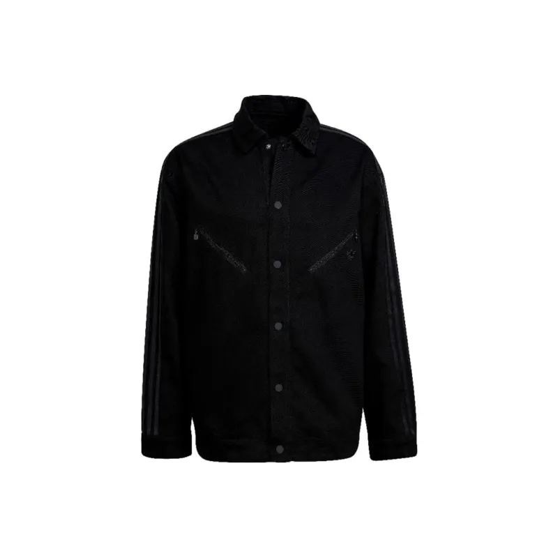 Adidas Originals BLUE VERSION MONTREAL TRACK Denim Jacket Men's Black-0