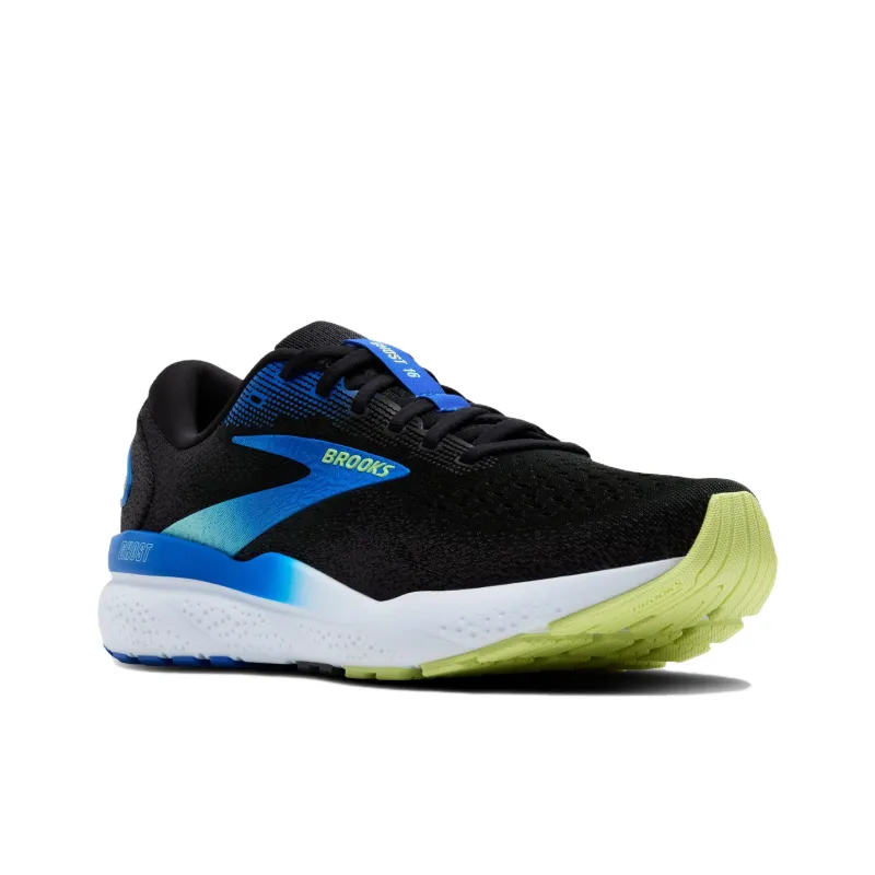 Brooks Ghost 16 Anti Slip Wear Resistant Low Top Running Shoes Men's Black-2