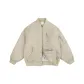 Light Apricot Thickened Padded Jacket