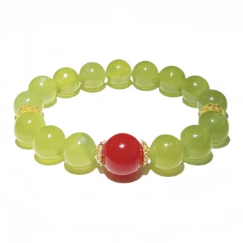 Fengyun Pavilion Serpentine Jade Bracelets Women's