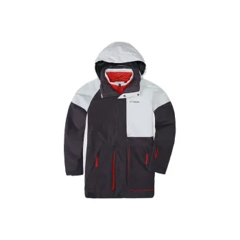 Columbia Windbreaker Jackets Men Black Gray Color