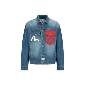 EVISU SS22 Denim Jacket Men's Denim Blue