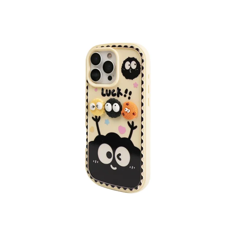 Sopi TPU Material Rice Base Cookie Lanyard Phone Cases Compatible With IPhone 16/15 Pro Max/Apple 13/14 Pro/Max-8