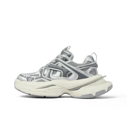 GXG Rattlesnake Cushioning Slip Resistant Breathable Support Height Increasing Low Top Chunky Sneakers Men's