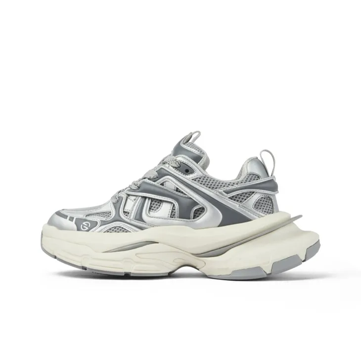 GXG Rattlesnake Cushioning Slip Resistant Breathable Support Height Increasing Low Top Chunky Sneakers Men's-0
