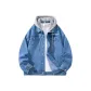 Blue with Hood