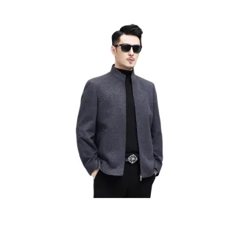 Devanro Jackets Coats Men's Gray