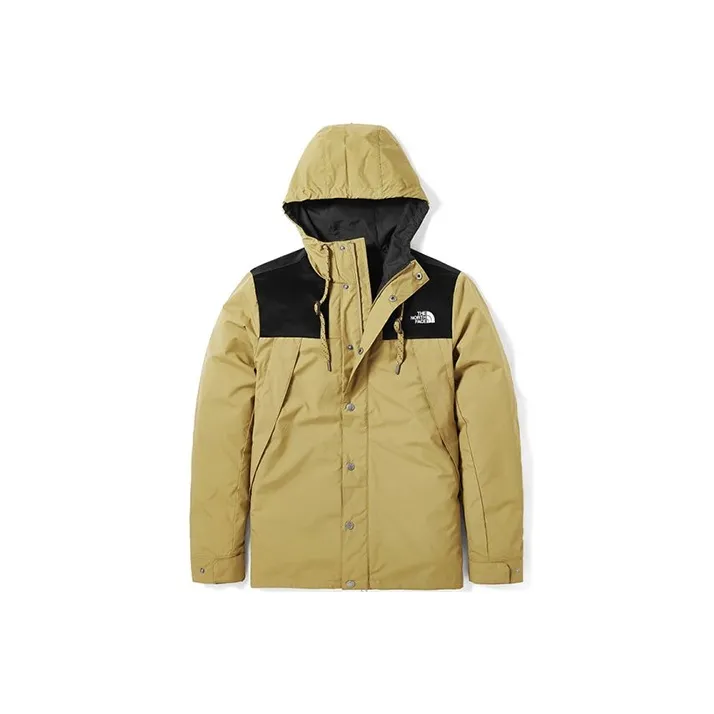 THE NORTH FACE Outdoor Hiking Water Resistant Windproof Windbreaker Jacket Unisex Khaki-0