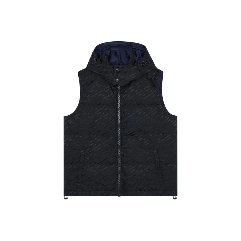 VERSACE Jacquard Hooded Gilet-0