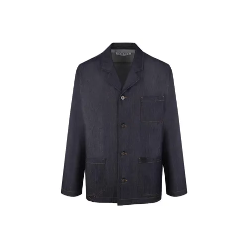 LOEWE Denim Jackets Men Denim Blue