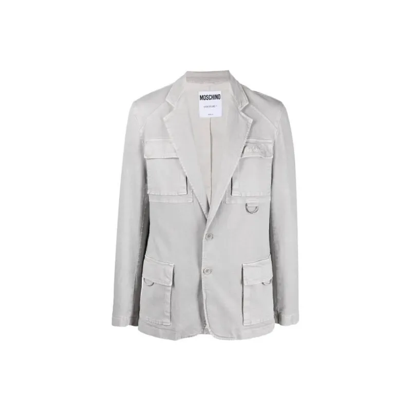 MOSCHINO Jackets Men Gray-0