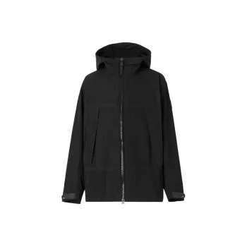 Burberry Zipped Hooded Windbreaker