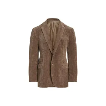Polo Ralph Lauren Kent Handmade Corduroy Suit Jacket Business Suit Men's Brown