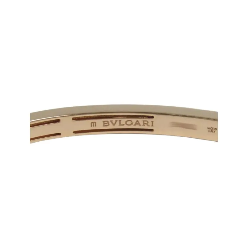 BVLGARI 2010s 18kt Rose Gold Diva Dream Onyx And Mother of pearl Bracelet-2