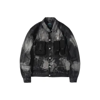 ENSHADOWER Denim Jacket Men's Black